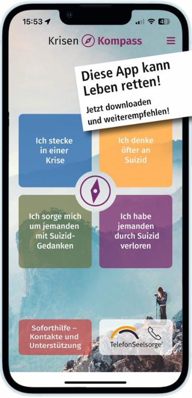 Die Krisenkompass-App - ein Notfallkoffer für die Hosentasche